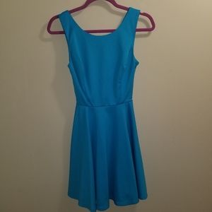 Guess Women's Above Knee Dress Blue Size XS